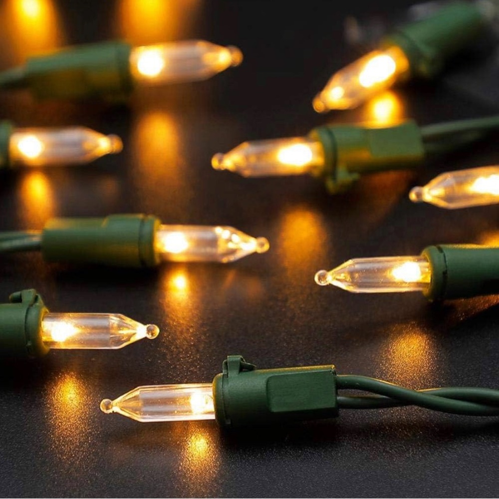 Holiday 28 ft 10.5 in 100-Light Mini LED Warm White String Lights